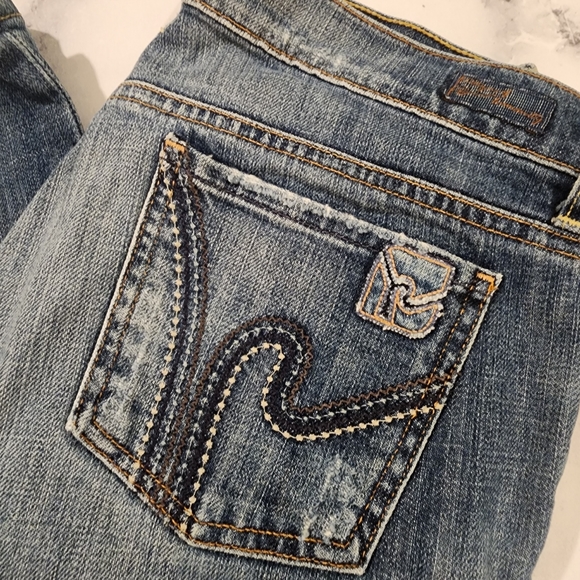 Vintage Citizens of Humanity Low Waist Bootcut Boho #111 Stretch Sweet Dream - Picture 3 of 14